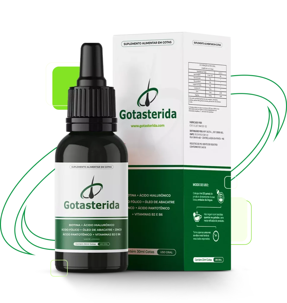 Gotasterida Solução definitiva para calvície